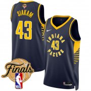 Men's Indiana Pacers #43 Pascal Siakam Navy 2025 Finals Icon Edition Stitched Basketball Jersey Cheap