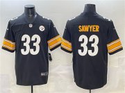 Men's Pittsburgh Steelers #33 Jack Sawyer Black 2025 Vapor Limited Football Stitched Jersey Cheap Wholesale