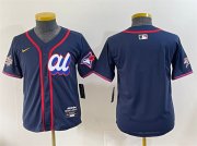 Cheap Youth American League Toronto Blue Jays Blank Navy 2025 All-Star Edition Limited Stitched Baseball Jersey