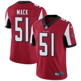 Wholesale Cheap Nike Falcons #51 Alex Mack Red Team Color Men\'s Stitched NFL Vapor Untouchable Limited Jersey