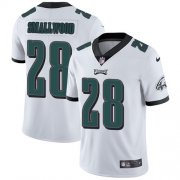 Wholesale Cheap Nike Eagles #28 Wendell Smallwood White Men's Stitched NFL Vapor Untouchable Limited Jersey
