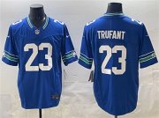 Men's Seattle Seahawks #23 Marcus Trufant Royal 2024 F.U.S.E. Throwback Vapor Limited Football Stitched Jersey Cheap Wholesale