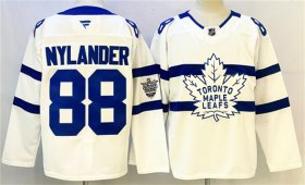Cheap Men\'s Toronto Maple Leafs #88 William Nylander White Stadium Series Stitched Jersey