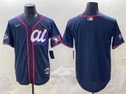 Cheap Men's American League Toronto Blue Jays Blank Navy 2025 All-Star Edition Limited Stitched Baseball Jersey