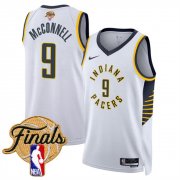 Men's Indiana Pacers #9 T.J. McConnell White 2025 Finals Association Edition Stitched Basketball Jersey Cheap