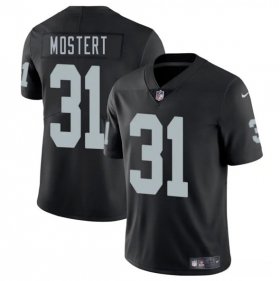 Men\'s Las Vegas Raiders #31 Raheem Mostert Black 2025 Vapor Football Stitched Jersey Cheap