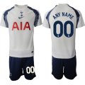Cheap Men's Tottenham Hotspur Custom 2025-26 White Home Soccer Jersey Suit