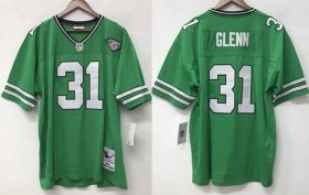 Men\'s New York Jets #31 Aaron Glenn Green 1994 Throwback Stitched Jersey