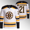 Wholesale Cheap Men's Boston Bruins #21 James van Riemsdyk White Stitched Jersey
