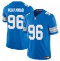 Cheap Men's Detroit Lions #96 Al-Quadin Muhammad Blue 2025 F.U.S.E. Vapor Limited Football Stitched Jersey