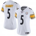 Women's Pittsburgh Steelers #5 Jalen Ramsey White 2025 Vapor Untouchable Limited Football Stitched Jersey(Run Small) Cheap Wholesale
