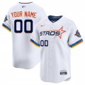 Cheap Youth Houston Astros Active Player Custom White 2025 City Connect Limited Stitched Jersey
