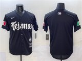 Cheap Men's Texas Rangers Blank Black Mexico 2025 Vapor Premier Limited Stitched Baseball Jersey