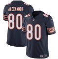 Men's Chicago Bears #80 Maurice Alexander Navy 2025 Vapor Football Stitched Jersey Cheap
