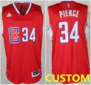 Los Angeles Clippers Custom Revolution 30 Swingman 2015 New Red Jersey Cheap