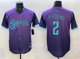 Men's Arizona Diamondbacks #2 Geraldo Perdomo Purple 2025 City Connect Limited Stitched Baseball Jersey Cheap