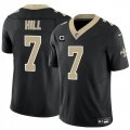 Cheap Men's New Orleans Saints #7 Taysom Hill Black 2024 F.U.S.E With 1-Star C Patch Vapor Limited Stitched Football Jersey