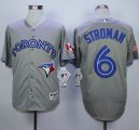 Wholesale Cheap Blue Jays #6 Marcus Stroman Grey Stitched MLB Jersey