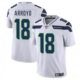 Cheap Men\'s Seattle Seahawks #18 Elijah Arroyo White 2025 Draft Vapor Limited Football Stitched Jersey