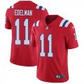 Wholesale Cheap Nike Patriots #11 Julian Edelman Red Alternate Men's Stitched NFL Vapor Untouchable Limited Jersey