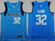 Cheap Men's Dallas Mavericks #32 Cooper Flagg Blue 2025 Icon Edition Stitched Basketball Jersey