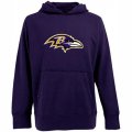 Wholesale Cheap Antigua Baltimore Ravens Signature Pullover Hoodie Purple