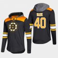 Wholesale Cheap Bruins #40 Tuukka Rask Black 2018 Pullover Platinum Hoodie