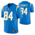 Wholesale Cheap Men's Los Angeles Chargers #84 Gerald Everett Blue Vapor Untouchable Limited Stitched Jersey