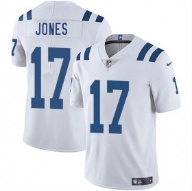 Men\'s Indianapolis Colts #17 Daniel Jones White 2025 Vapor Limited Football Stitched Jersey Cheap