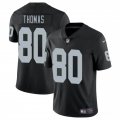 Men's Las Vegas Raiders #80 Ian Thomas Black 2025 Vapor Football Stitched Jersey Cheap