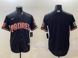 Men's San Diego Padres Blank Black Mexico Cool Base Stitched Baseball Jersey Cheap