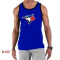 Wholesale Cheap Men's Nike Toronto Blue Jays Sideline Legend Authentic Logo Tank Top Blue
