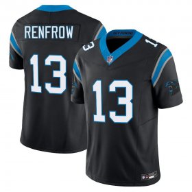Men\'s Carolina Panthers #13 Hunter Renfrow Black Limited Stitched Jersey