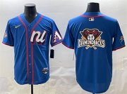 Cheap Men's National League Arizona Diamondbacks Team Big Logo Blue 2025 All-Star Edition Limited Stitched Baseball Jersey
