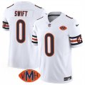 Men's Chicago Bears #0 D'Andre Swift White 2025 F.U.S.E. With VMH Patch Vapor Untouchable Limited Football Stitched Jersey Cheap Wholesale
