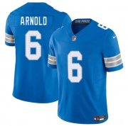 Cheap Men's Detroit Lions #6 Terrion Arnold Blue 2025 F.U.S.E. Vapor Limited Football Stitched Jersey