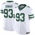 Men's New York Jets #93 Byron Cowart White 2025 F.U.S.E. Vapor Untouchable Limited Football Stitched Jersey Cheap