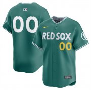 Cheap Men's Boston Red Sox ACTIVE PLAYER Custom Green 2025 City Connect Limited Stitched Baseball Jersey