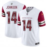 Men's Washington Commanders #14 Josh Johnson White 2025 F.U.S.E. Vapor Limited Football Stitched Jersey Cheap Wholesale
