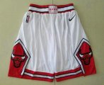 Wholesale Cheap Men's Chicago Bulls White 2019 Nike Swingman Stitched NBA Shorts