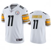 Cheap Men's Pittsburgh Steelers #11 Brandon Johnson White 2025 Vapor Untouchable Football Stitched Jersey