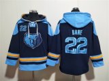 Cheap Men's Memphis Grizzlies #22 Desmond Bane Navy Ageless Must-Have Lace-Up Pullover Hoodie