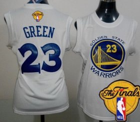 Wholesale Cheap Women\'s Golden State Warriors #23 Draymond Green White 2016 The NBA Finals Patch Jersey