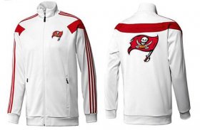 Wholesale Cheap NFL Tampa Bay Buccaneers Team Logo Jacket White_2