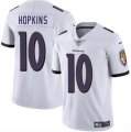 Men's Baltimore Ravens #10 DeAndre Hopkins White Vapor Limited Football Jersey Cheap
