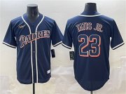 Men's San Diego Padres #23 Fernando Tatis Jr. Navy Stitched Baseball Jersey Cheap