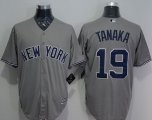 Wholesale Cheap Yankees #19 Masahiro Tanaka Grey New Cool Base Stitched MLB Jersey