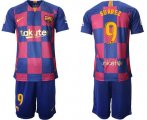 Wholesale Cheap Barcelona #9 Suarez 20th Anniversary Edition Home Soccer Club Jersey