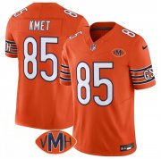 Men's Chicago Bears #85 Cole Kmet Orange 2025 F.U.S.E. With VMH Patch Vapor Untouchable Limited Football Stitched Jersey Cheap Wholesale