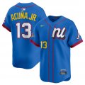 Cheap Men's National League #13 Ronald Acuna Jr. Blue 2025 All-Star Edition Limited Stitched Baseball Jersey
